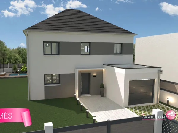 Terrain + maison 96 m²