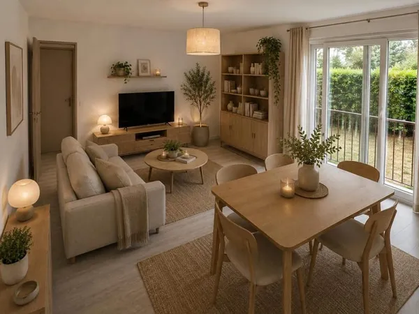 F2 de 48m² avec balcon