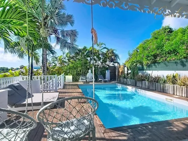Villa d'exception à vendre, piscine, Mer à pieds, 5 pièces SAINT FRANCOIS (971)