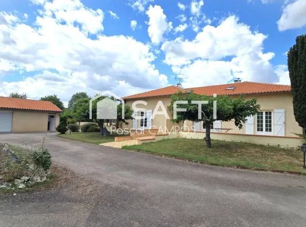maison t5 de 126m² sur un terrain de 7260m²