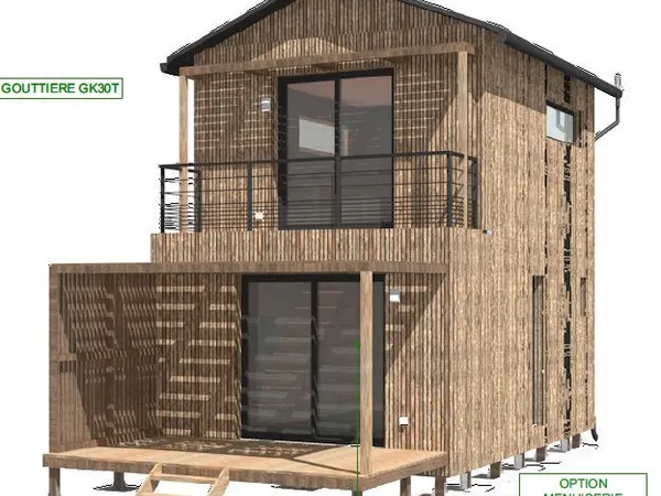 Particulier vend maison en bois à démonter