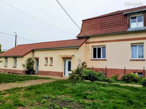 🏡 Maison familiale 111 m² - 4 chambres - terrain 550 m² - 290 000 - Friville-Escarbotin