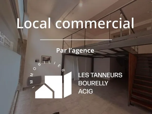 Local avec vitrine
