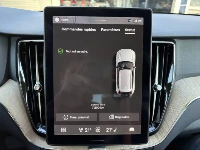 Volvo Xc60 t6 awd hybride rechargeable 253 ch+145 ch geartronic 8 — photo 13