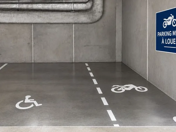 Place de parking moto en sous-sol - Toulouse centre