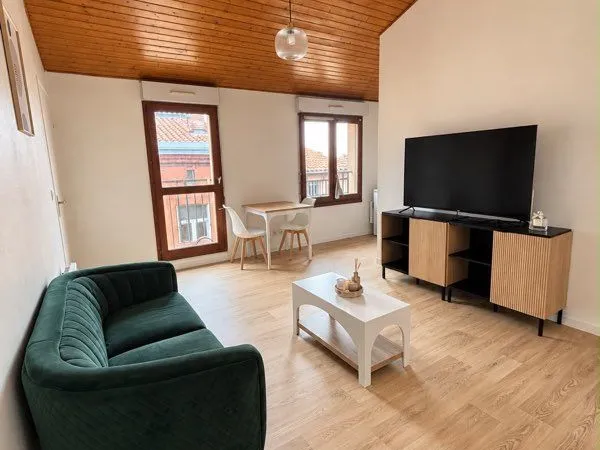 T2 meublé rénové de 34 m² avec parking - Toulouse Marengo
