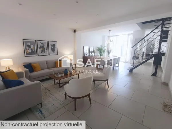 Charmante maison avec cour en hypercentre de Saint-Quentin - 84 m²