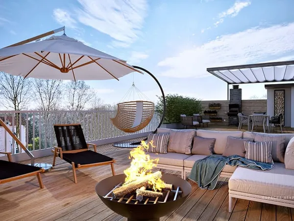 Appartement Toulouse 4 pièces 82 m2 + 55m² de terrasse + 2 parkings sous-sol ! SAINT-CYPRIEN