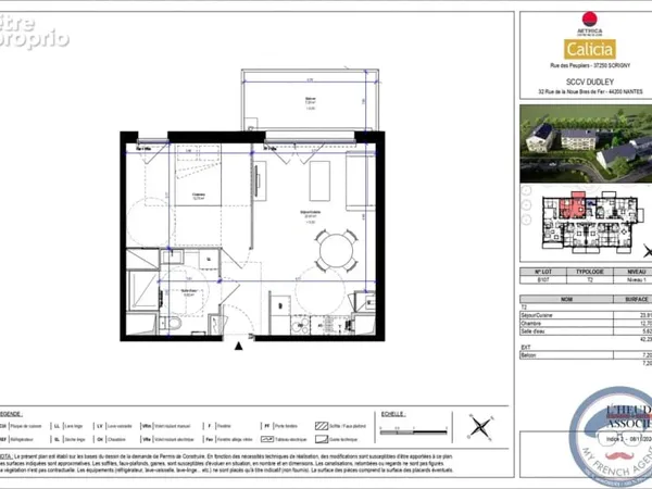 Grand appartement neuf pour investir 1er Étage à Sorigny