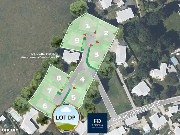Terrain 495 m² ELVEN