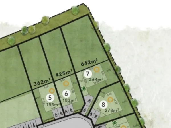 Terrain 361 m²