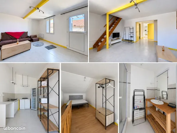 Petite maison meublée, 2 chambres, terrasse