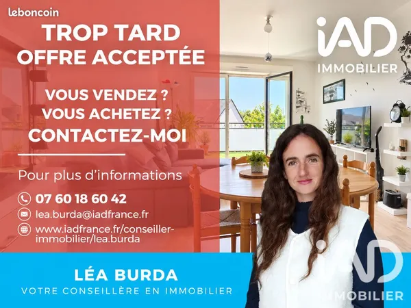 Appartement 2 pièces 46 m²