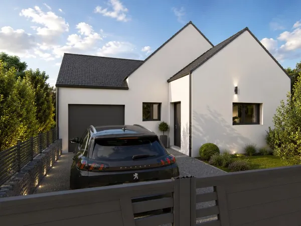 Terrain + maison 90 m²