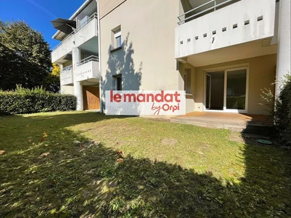 Appartement 3 pièces en rez de jardin
