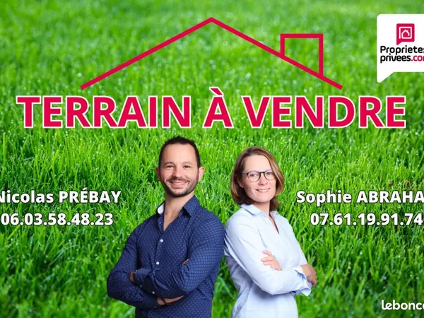 Terrain 1 240 m² Rouvray Saint Denis