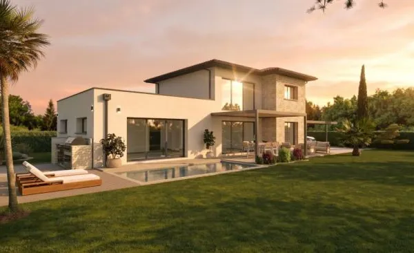 Maison contemporaine de 130 m² avec 4 chambre...