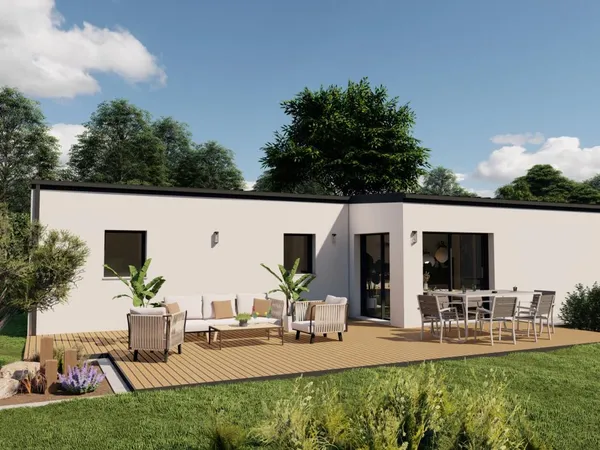 Terrain + maison 85 m²