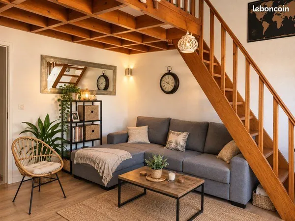 SAINT-CYR-SUR-MER - T1 + MEZZANINE 38 m² - TERRASSE PLEIN SUD - PARKING