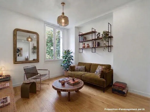 Appartement 2 pièces 36 m²