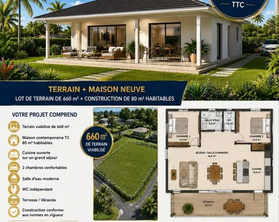 Terrain maison