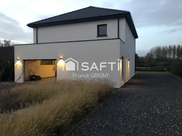 Maison cubique neuve sur parcelle de 3300 M2