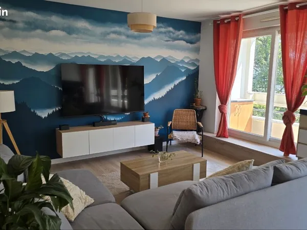 Appartement traversant de 87 m² | 2 chambres + bureau | Garage | Cave | Grand cellier | Sans frais d