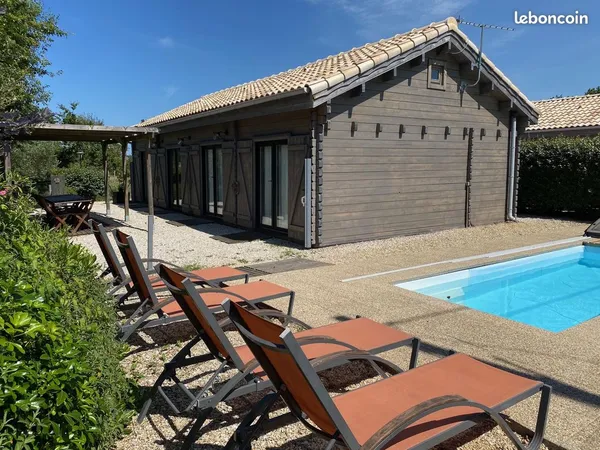 Chalet meublé 70 m² avec piscine privative - Septembre à juin - Sallertaine / Challans
