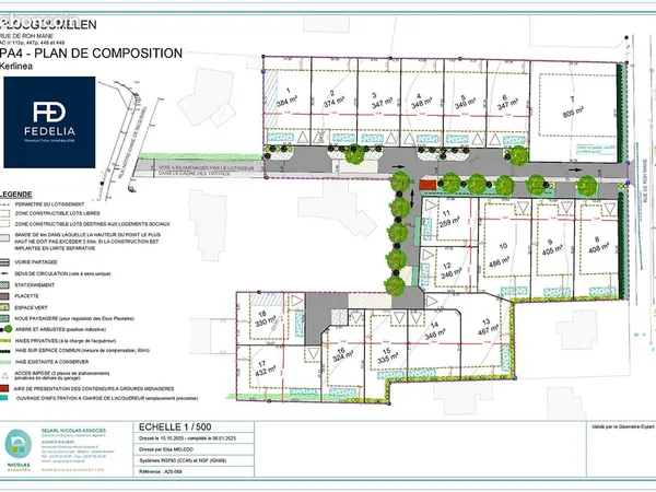 Terrain 349 m² PLOUGOUMELEN