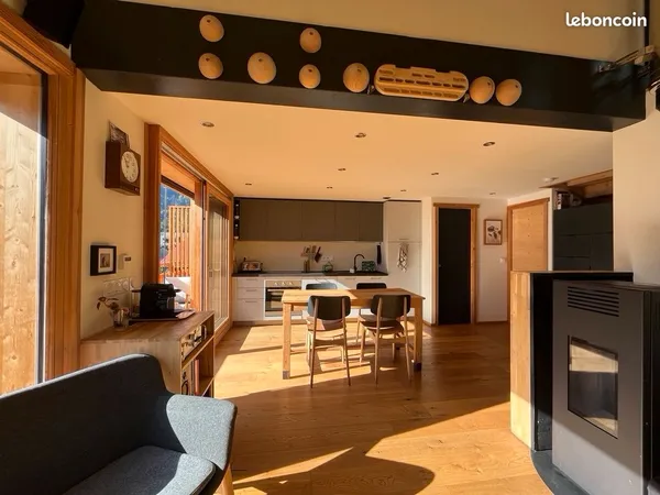 Location appartement chalet hiver 2026/2027 - Servoz, vallée de Chamonix - 6 couchages