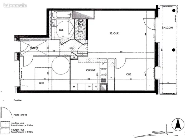 T3 de 2016 - Proche Part-Dieu - 64 m²