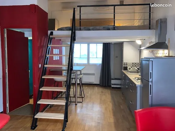 Studio meublé 26m2 + mezzanine 10m2