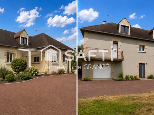 Spacieuse maison familiale de 206 m² avec sous-sol aménagé sur un terrain de 3 700 m² - Mont-Saint-J