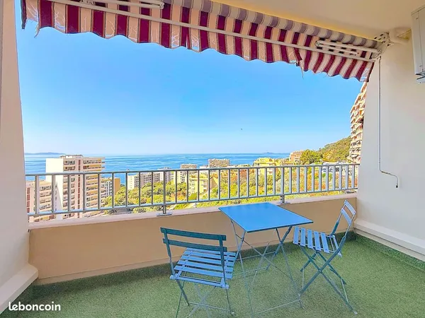 Studio meublé vue mer exceptionnel Résidence des Iles Ajaccio