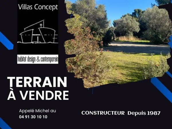Terrain 2 000 m² La Cadiere D Azur