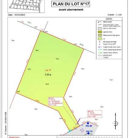 Terrain 564 m² Artzenheim