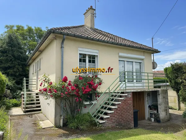 maison de plain-pied sur sous-sol complet