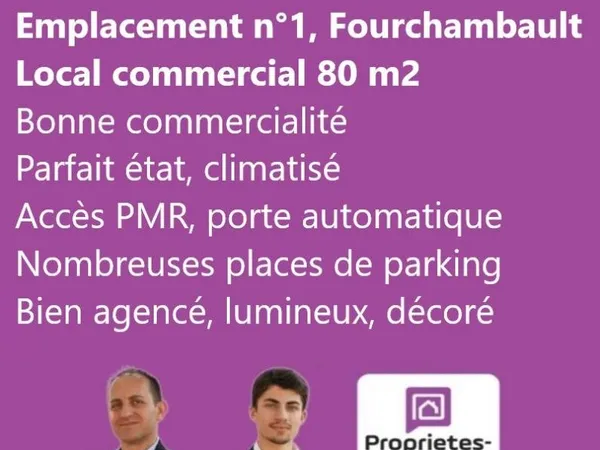 EMPLACEMENT N°1, FOURCHAMBAULT - LOCAL COMMERCIAL 80 M2