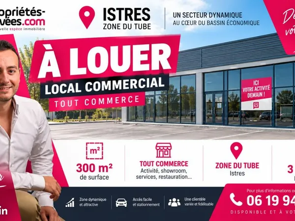 Local commercial 300 m²