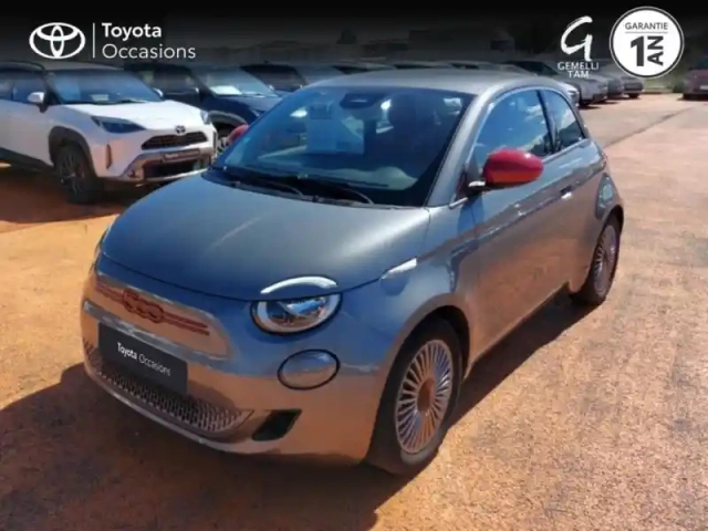 Fiat 500 e 95ch (red) — photo 1