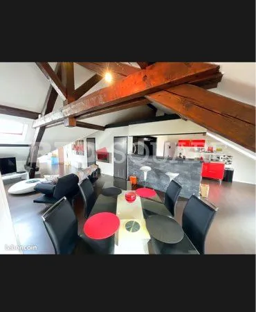 Loft 5 pièces - env. 80 m² - 2 chambres - Belfort gare / centre-ville - 725 CC