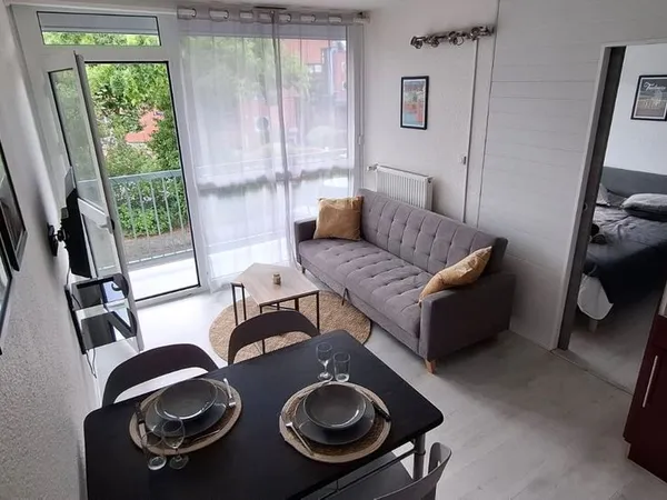 T2 meublé de 25 m² - Toulouse Empalot - Parking couvert