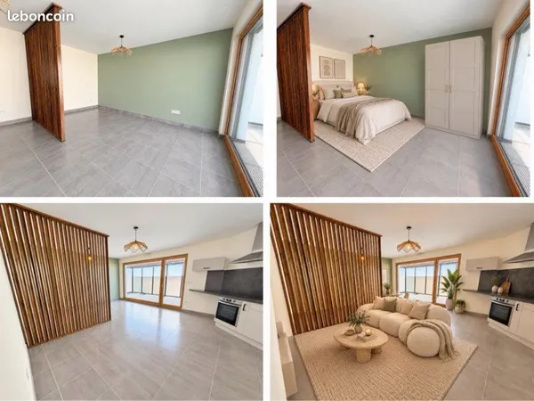T1 bis type loft - Dernier étage, terrasse et garage - Pontarlier