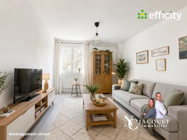 Appartement 3 pièces 57 m²