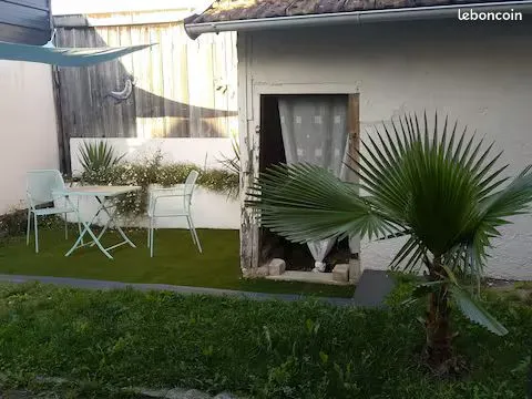 Meublé 40m²+jardin/terrasse
