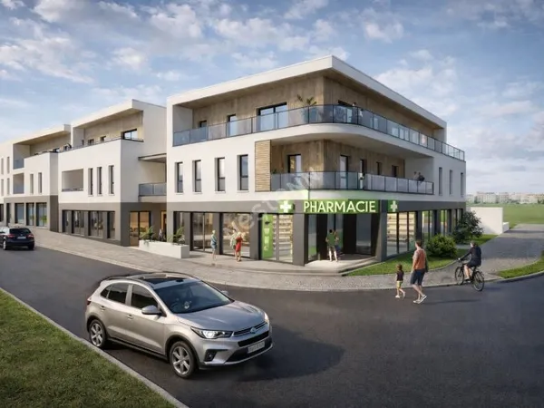 GENAS Coeur Centre-ville - Programme VILLA LENA - Superbe Attique neuf "Maison sur le toit" de 60.91
