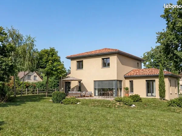 Maison d'architecte à construire — 4 chambres — Chazay-d'Azergues