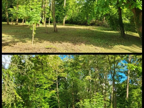 Terrain d'agrément en bordure de l'Indre