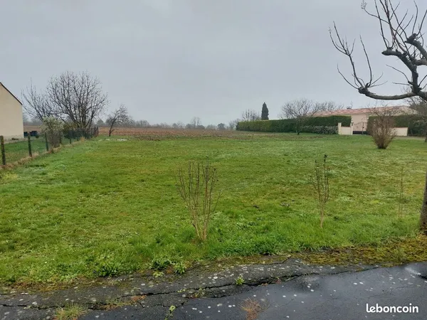 Terrain constructible viabilisé 974 m2
