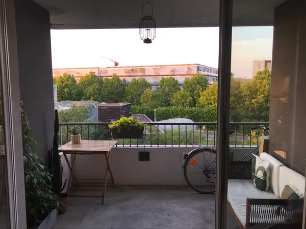 Vends appartement 67m² Bordeaux - T3 avec parking et balcon-terrasse vue Jardin botanique / La Basti